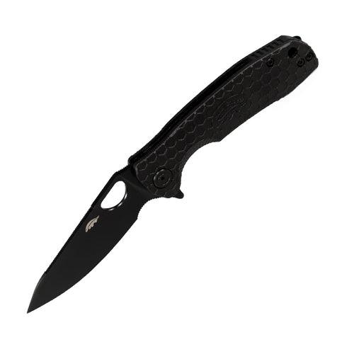 HONEY BADGER DROP-POINT FLIPPER - MEDIUM BLACK - NeonSales {{ shop.shopifyCountryName }}