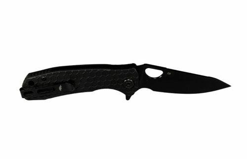 HONEY BADGER DROP-POINT FLIPPER - MEDIUM BLACK - NeonSales {{ shop.shopifyCountryName }}