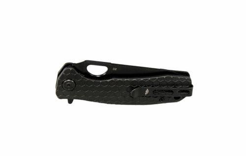 HONEY BADGER DROP-POINT FLIPPER - MEDIUM BLACK - NeonSales {{ shop.shopifyCountryName }}