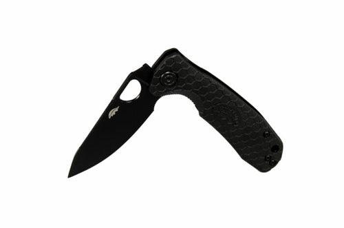 HONEY BADGER DROP-POINT FLIPPER - MEDIUM BLACK - NeonSales South Africa