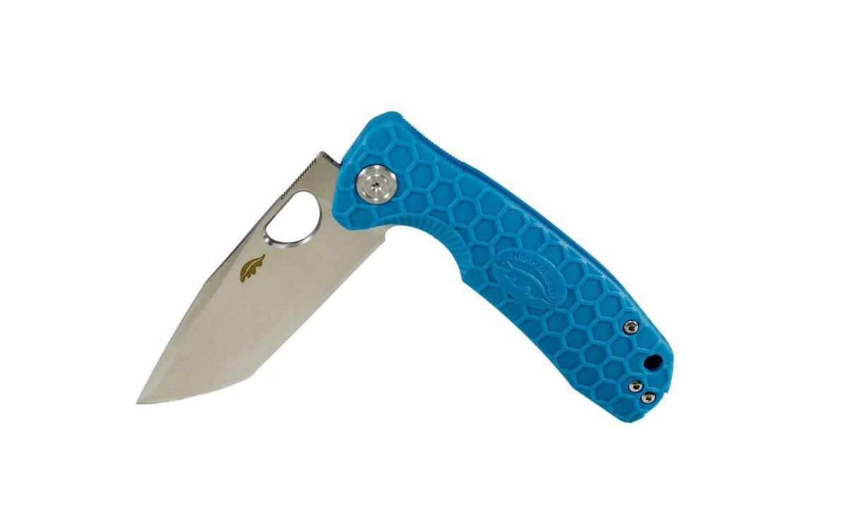 HONEY BADGER TANTO FLIPPER - MEDIUM BLUE - NeonSales {{ shop.shopifyCountryName }}