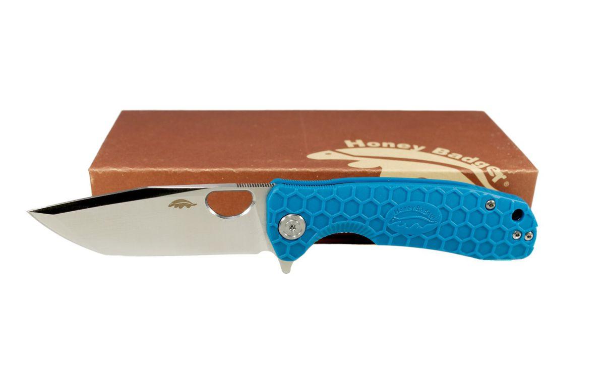 HONEY BADGER TANTO FLIPPER - MEDIUM BLUE - NeonSales {{ shop.shopifyCountryName }}