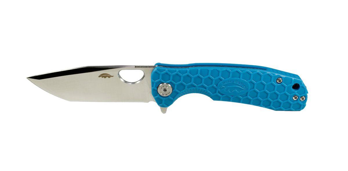 HONEY BADGER TANTO FLIPPER - MEDIUM BLUE - NeonSales {{ shop.shopifyCountryName }}