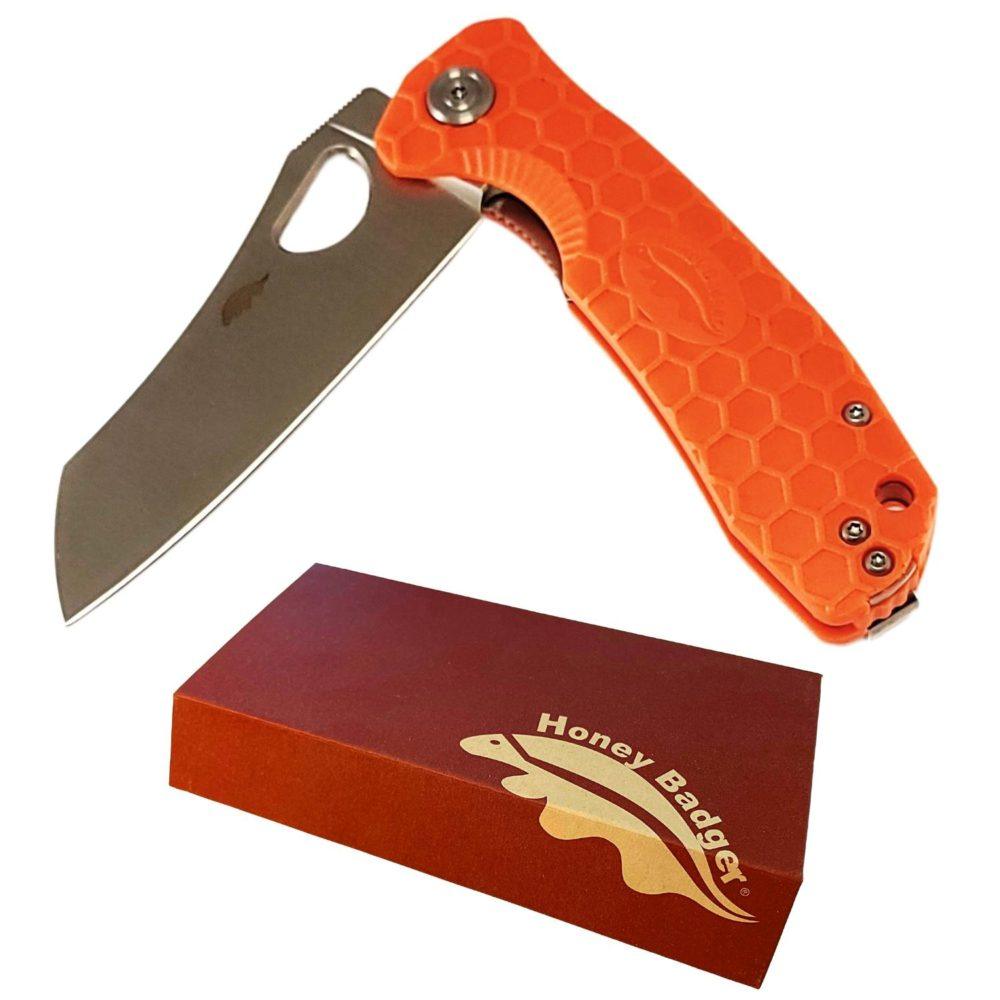 HONEY BADGER WHARNCLEAVER FLIPPER D2 - MED ORANGE - NeonSales South Africa