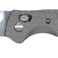 Honey Badger Beretta Cross-Bolt Drop-Point Med/Large Grey Folding Knife