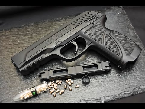 GAMO PT85 TACTICAL CO2 GAS PISTOL DUAL AMMO