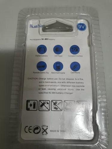 HUAXIN Ni-MH 9V BATTERY (RECHARGEABLE) - 300 MAH - NeonSales South Africa