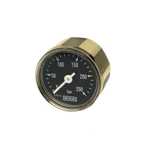 HUMA-AIR WIKA BLACK MINI PRESSURE GAUGE 28MM 250BA