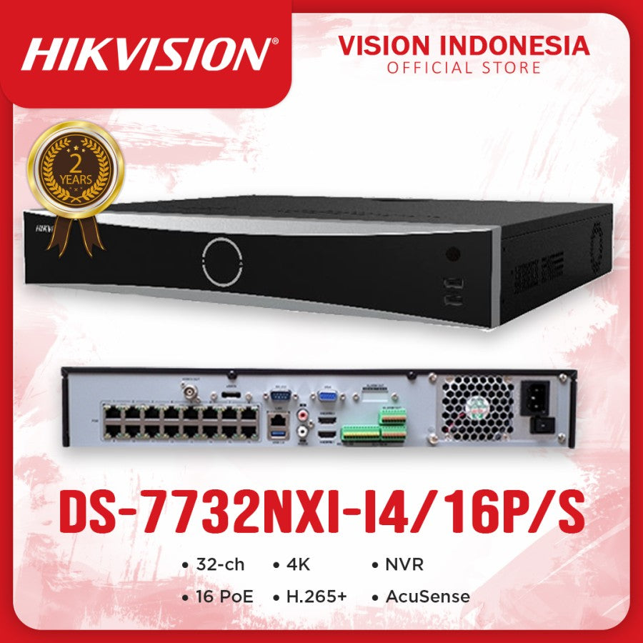Hikvision DS-7732NXI-I4/16P/4S 32-channel NVR