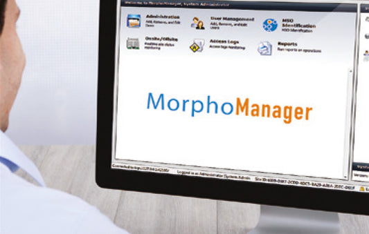 IDEMIA MorphoManager software interface
