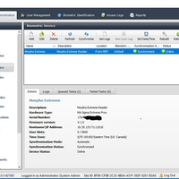 IDEMIA MorphoManager biometric device management interface