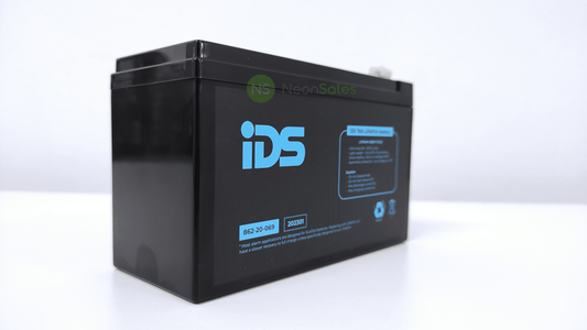 IDS 12V 7AH LITHIUM LIFEPO4 BATTERY WITH BMS - NeonSales {{ shop.shopifyCountryName }}