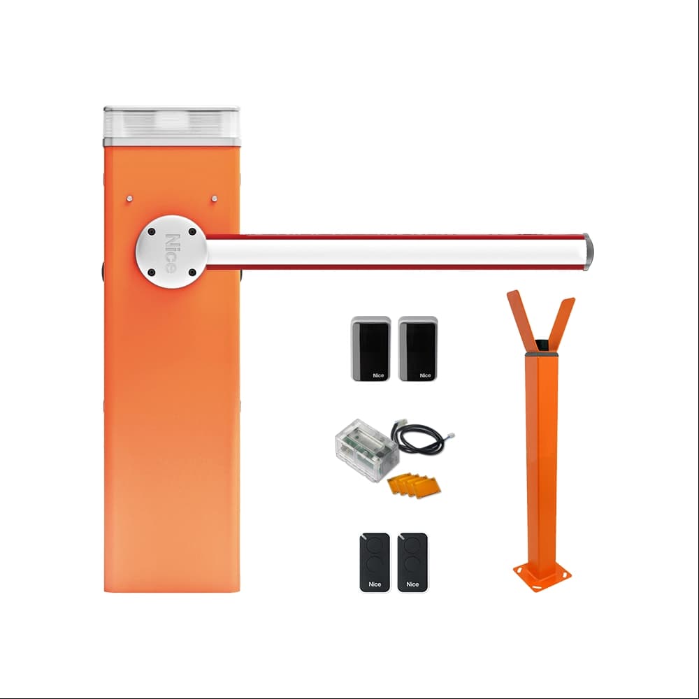 Nice 4m traffic-barrier boom pole - representative 4m barrier family image