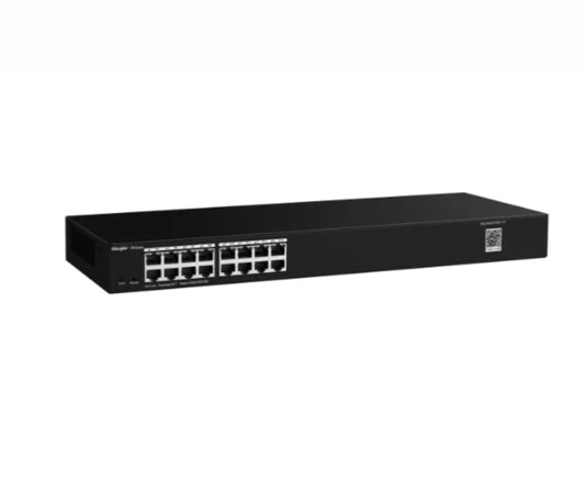 Black 16 port network ethernet switch for CCTV or security system
