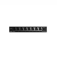 8-port network Ethernet switch with status indicator and DC power input