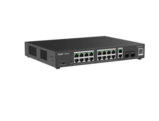 RUIJIE RG-ES220GS-P NETWORK SWITCH - 20G 16POE 2SF - NeonSales {{ shop.shopifyCountryName }}