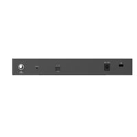Black CCTV DVR recorder device front view with control buttons and power port
