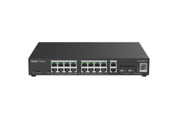 RUIJIE RG-ES220GS-P NETWORK SWITCH - 20G 16POE 2SF - NeonSales {{ shop.shopifyCountryName }}