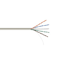 CAT6 Ethernet network cable with exposed twisted pairs for data transmission