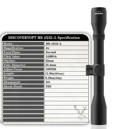DISCOVERY MS 4X32-L SCOPE - NeonSales {{ shop.shopifyCountryName }}