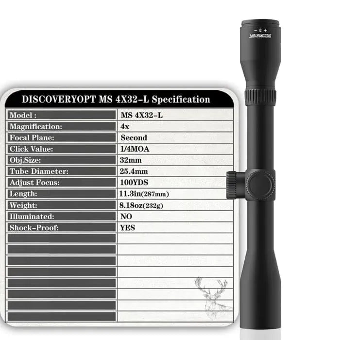 DISCOVERY MS 4X32-L SCOPE - NeonSales {{ shop.shopifyCountryName }}