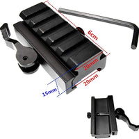 PICATINNY RISER WITH QUICK DETACH - L-60MM H-15MM - NeonSales {{ shop.shopifyCountryName }}