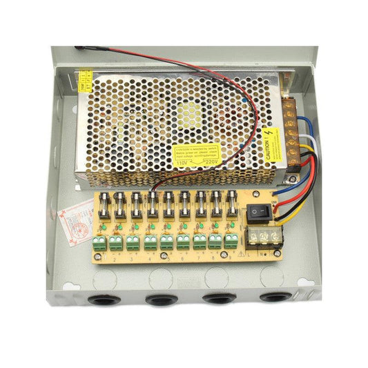 INDOOR 9 WAY P/SUPPLY- 12V/10A - NeonSales {{ shop.shopifyCountryName }}