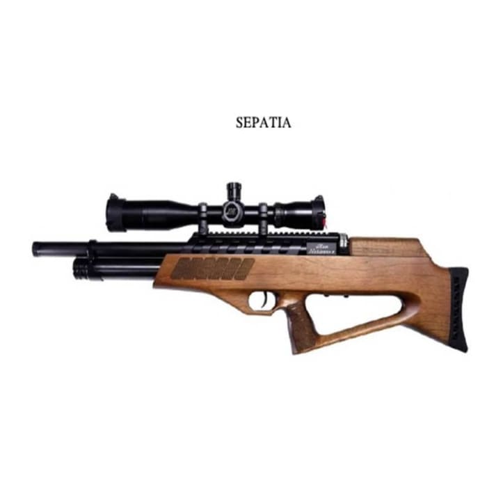 JKHAN NOBLESSE BULLPUP SEPATIA WOODEN STOCK .22