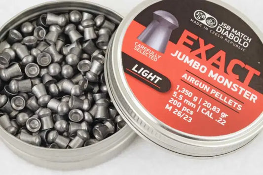 JSB .22 EXACT JUMBO MONSTER LIGHT 20.83GR - 200's - NeonSales {{ shop.shopifyCountryName }}