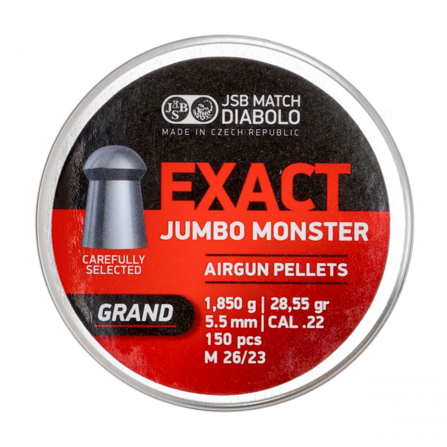 JSB .22 JUMBO MONSTER GRAND 28.55GR - 150's - NeonSales {{ shop.shopifyCountryName }}