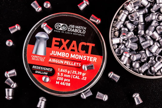 JSB .22 MONSTER REDESIGNED SHALLOW 25.39GR - 200's - NeonSales {{ shop.shopifyCountryName }}