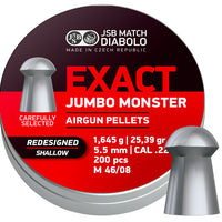 JSB .22 MONSTER REDESIGNED SHALLOW 25.39GR - 200's - NeonSales {{ shop.shopifyCountryName }}