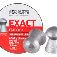 JSB EXACT DIABOLO .177 (4.53MM) 8.44GR - 500's - NeonSales {{ shop.shopifyCountryName }}