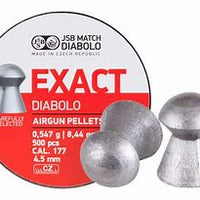 JSB EXACT DIABOLO .177 (4.53MM) 8.44GR - 500's - NeonSales {{ shop.shopifyCountryName }}