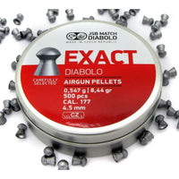 JSB EXACT DIABOLO .177 (4.53MM) 8.44GR - 500's - NeonSales {{ shop.shopifyCountryName }}