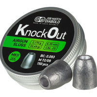 JSB KNOCK OUT 6.35MM (33.49GR) MK II - 150's - NeonSales {{ shop.shopifyCountryName }}