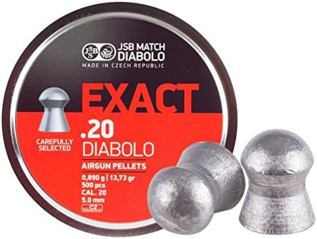 JSB Diabolo Exact .20 13.73 grain pellets - product tin