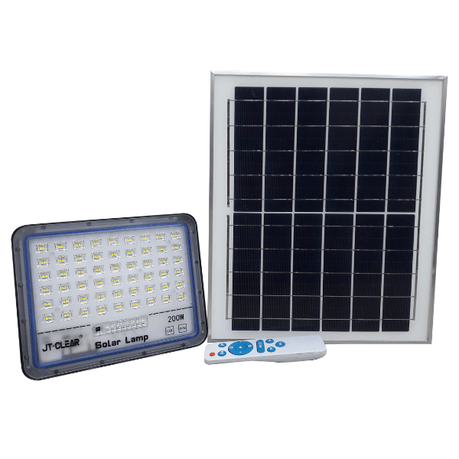 JT-CLEAR SOLAR FLOOD LAMP W/ SOLAR PANEL, 200W - NeonSales {{ shop.shopifyCountryName }}