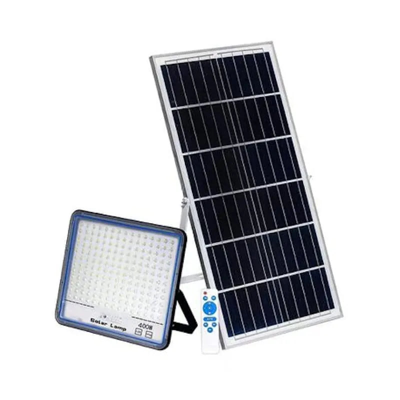 JT-CLEAR SOLAR FLOOD LAMP W/ SOLAR PANEL, 400W - NeonSales South Africa