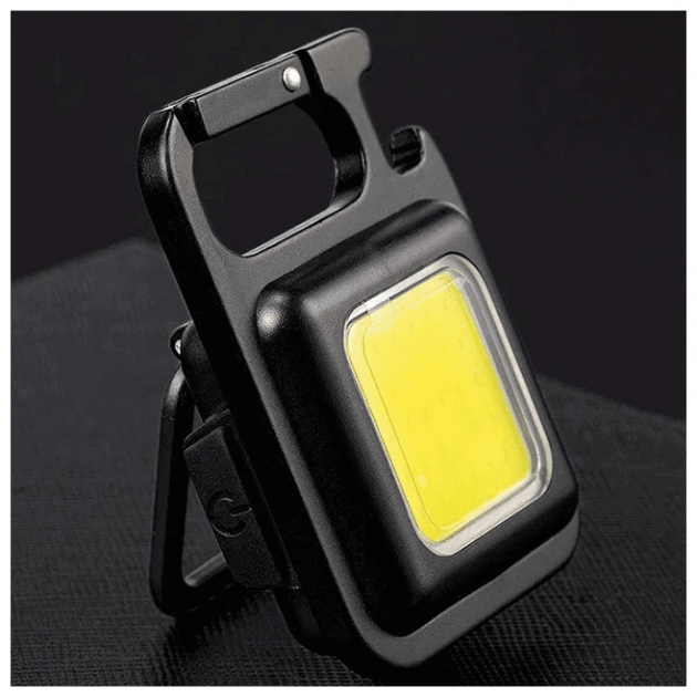 KEYCHAIN LED SQUARE (BRIGHT) 25X25 - USB RECHARGE - NeonSales South Africa