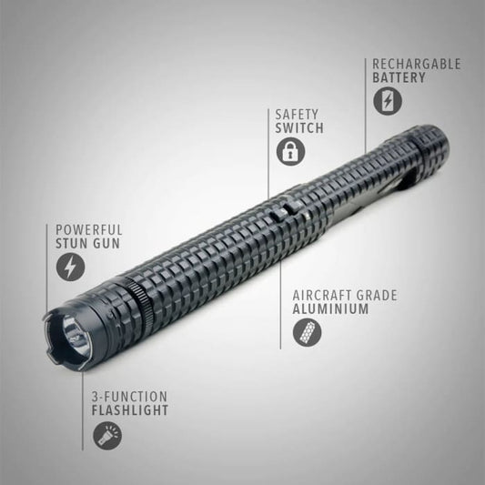 KNIGHTRO CLUBBER TASER PLUS STUN GUN PLUS TACTICAL