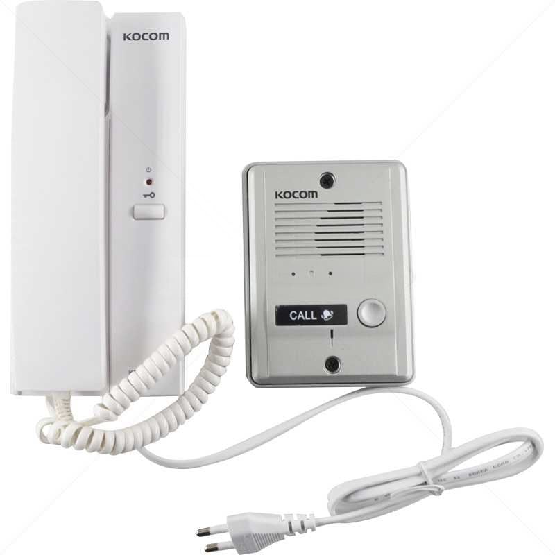 KOCOM 1-1 AUDIO INTERCOM KIT 220VAC METAL GATE STA - NeonSales {{ shop.shopifyCountryName }}