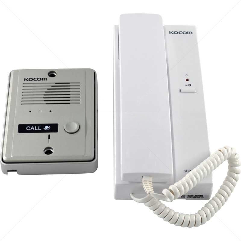 KOCOM 1-1 AUDIO INTERCOM KIT METAL GATE STATION 6- - NeonSales {{ shop.shopifyCountryName }}