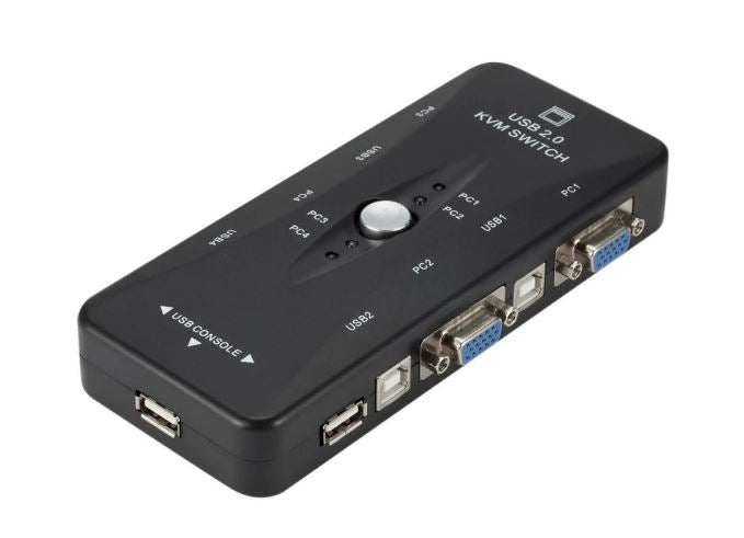 ANDOWL Q-KVM4 USB KVM SWITCH-4 PORT VGA - NeonSales {{ shop.shopifyCountryName }}