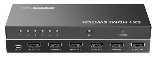 LENKENG 5 IN1 HDMI SELECTOR LKV501-V3.0 - NeonSales {{ shop.shopifyCountryName }}