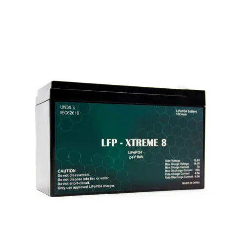 LFP-XTREME 8 12.8V 8AH LIFEPO4 BATTERY - NeonSales {{ shop.shopifyCountryName }}