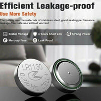 LR1130 / AG10 ALKALINE BATTERY 1.55V 1's - NeonSales {{ shop.shopifyCountryName }}