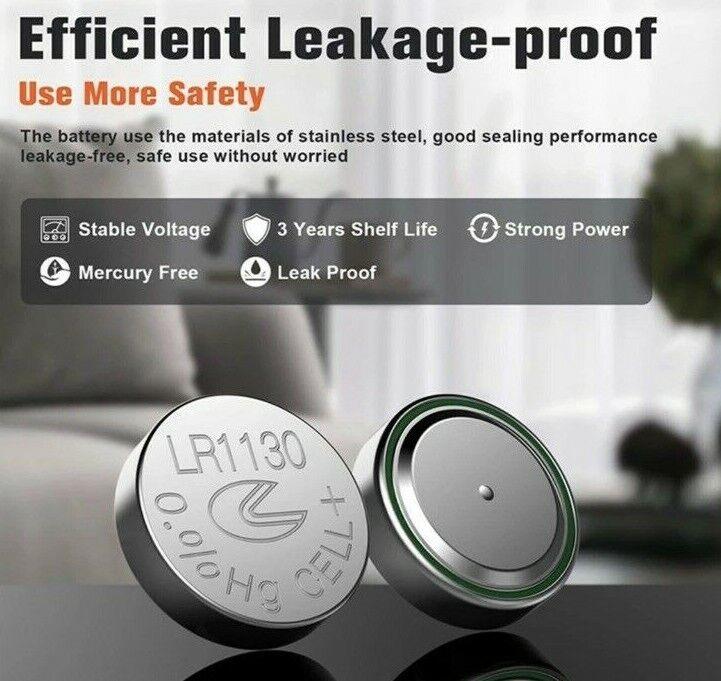 LR1130 / AG10 ALKALINE BATTERY 1.55V 1's - NeonSales {{ shop.shopifyCountryName }}