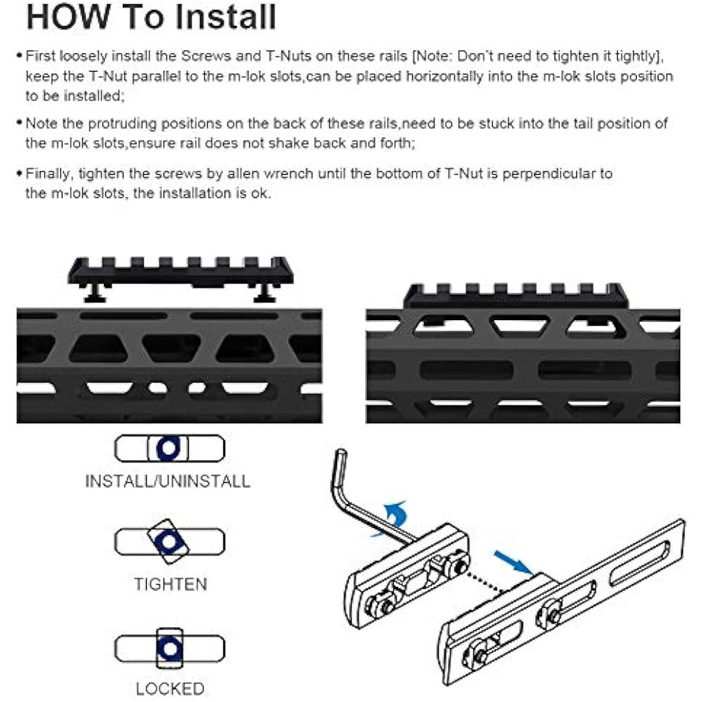 M-LOK TO PICATINNY ADAPTER, 5 SLOT - NeonSales {{ shop.shopifyCountryName }}