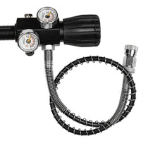M18X1.5 DUAL GAUGE HPA FILL STATION - ALUMINIUM
